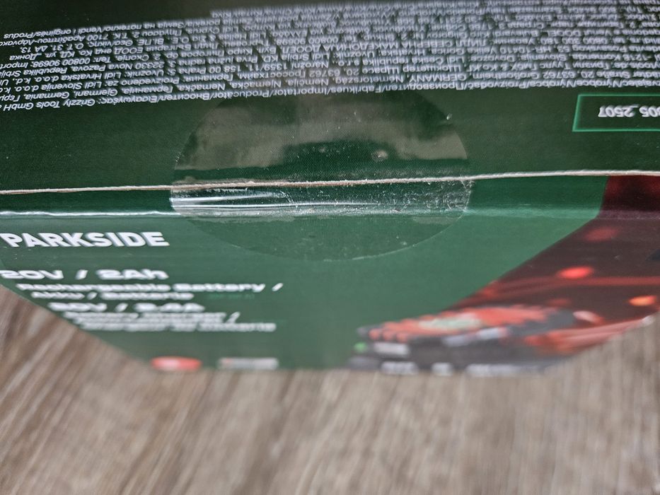 Bateria z ładowarką parkside  20v nowa na gwarancji