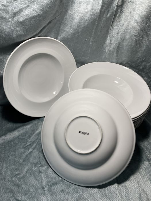 Conjunto 12 pratos pasta