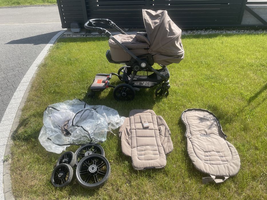Wózek dziećiecy Teutonia Be You V2 14 (Nowe Hamulce Pokrowiec i Opony)