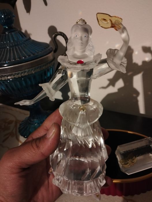 Par de figuras da swarovski