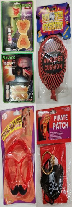 PARTIDAS Carnaval/Hallowen LOTE DE PEÇAS DIVERSAS