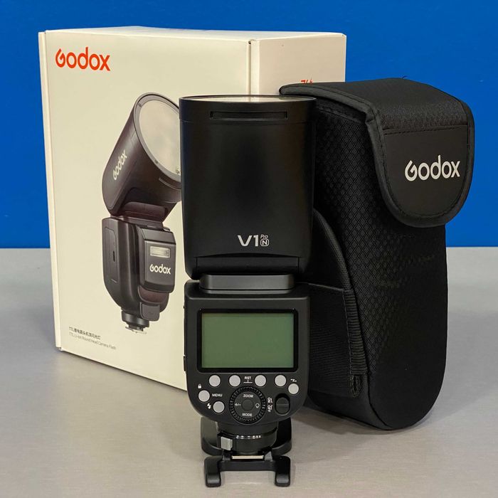 Godox Speedlite V1 Pro (Nikon) - NOVO - 3 ANOS DE GARANTIA