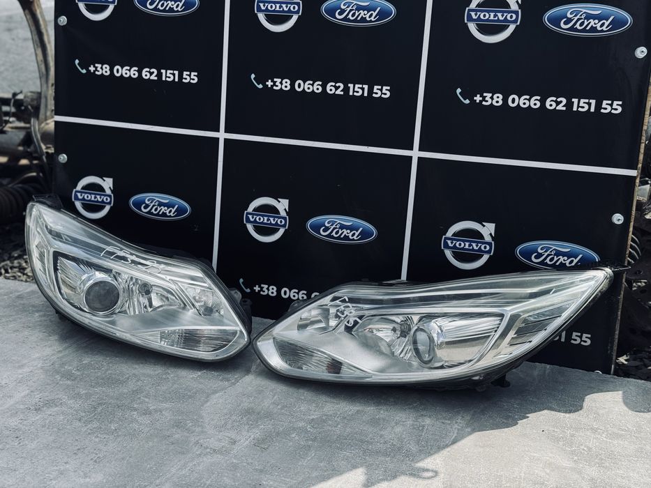 Фари Форд Фокус 3 Фары Ford Focus 3 Ксенон Пара Mk3 Авторозборка