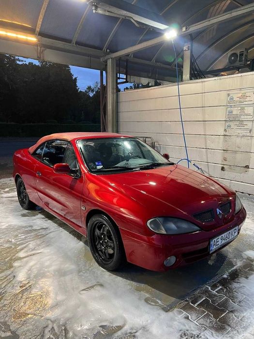 Renault Megane 1 Cabriolet 1.6 | Червоний кабріолет | 1999