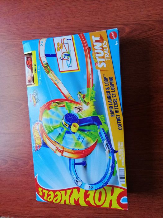 Hot Wheels Reto Tubina pista para carros, criança