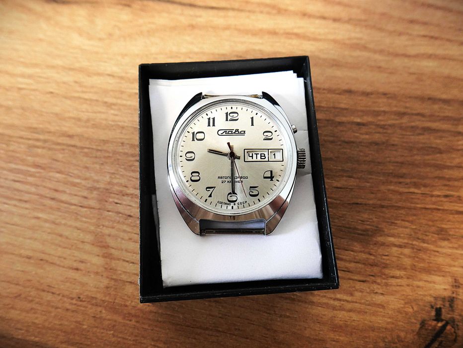 Новые часы Слава 2427 ссср