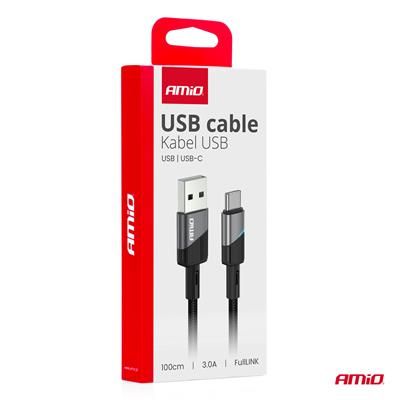 Kabel do ładowania USB-A USB-C 3A 100cm FullLINK