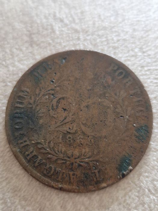Moeda de 20 Reis D. Luís Açores