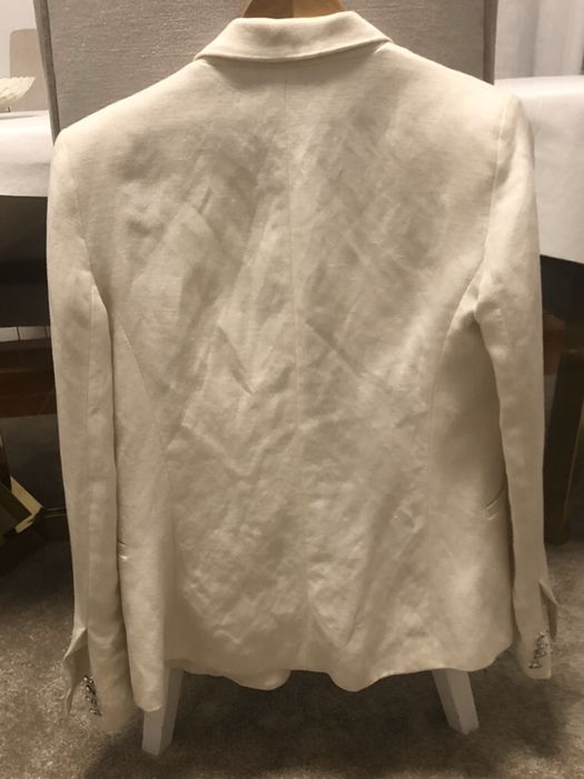 Mango White Blazer64752118128769124