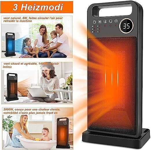 Grzejnik elektryczny energooszczędny 2000 W