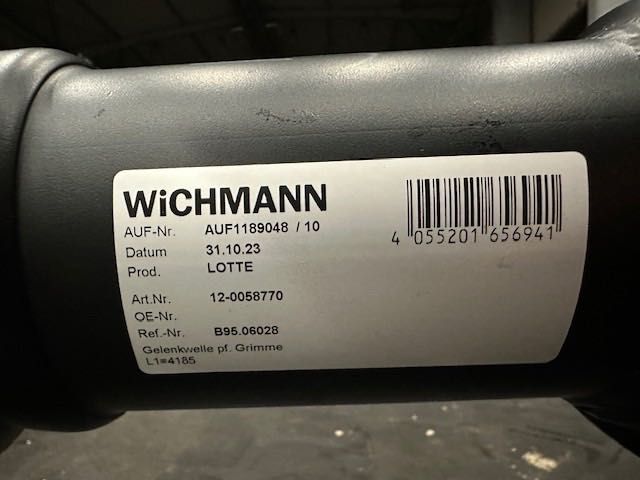 grimme wał nowy do kombajnu zbioru ziemniaków