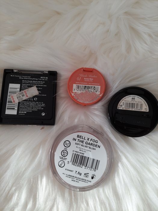 Zestaw róży do policzków, kosmetyki, róże, Bourjois, Bell, Revlon Deborah