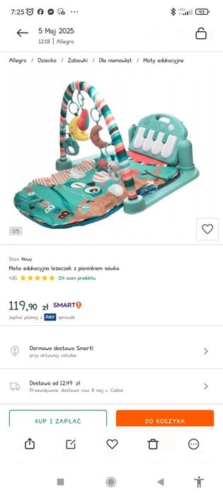 Mata edukacyjna niemowlę