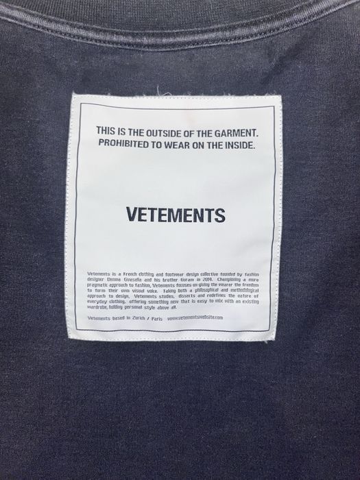 футболка Vetements