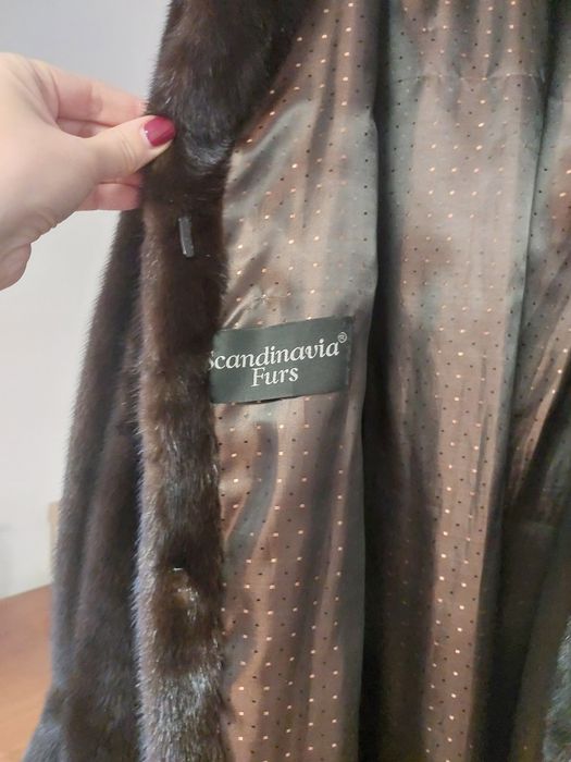 Futro z norki w bardzo  ładnem stanie
