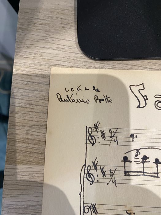 Partitura Manuscrita Musical do Filme Gato Bravo 1934