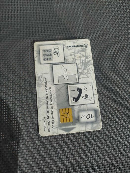 Centertel - automat komórkowy, karta telefoniczna, nieużywana, unikat