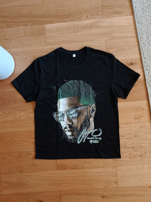 Jason Tatum nowa koszulka t-shirt czarny NBA Boston Celtics sportowa koszykarska zielona