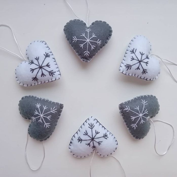 Игрушки из фетра на ёлку