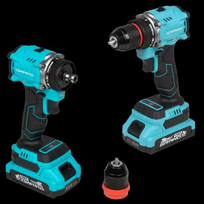 Акумуляторний дриль-шуруповерт Grand ДА-20/2 BL / Grand ДА-20/2 DFR BL