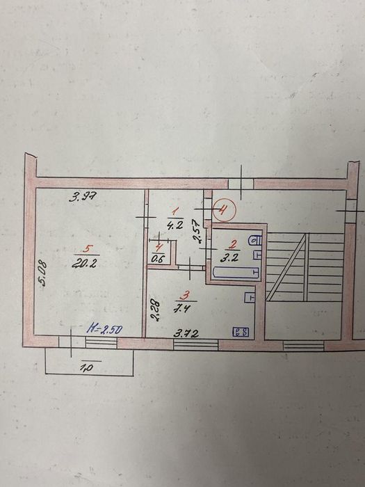 1к, цегляний будинок, Ближні Гречани