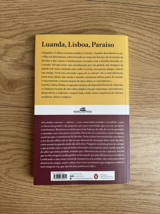 Livro “Lisboa, Luanda, Paraíso” de Djaimilia Pereira de Almeida