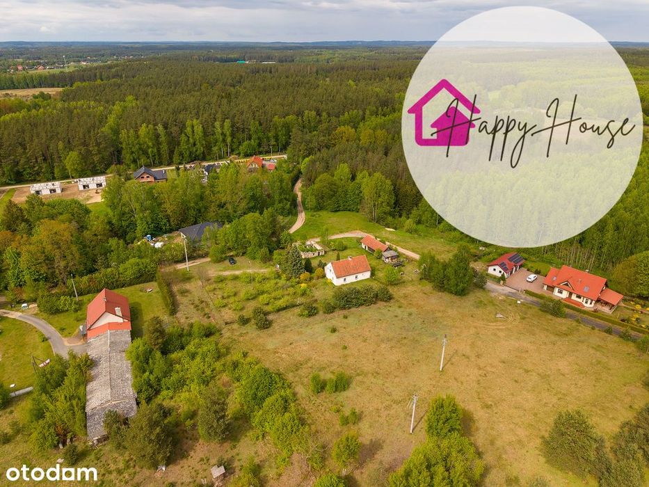 Działka w otoczeniu lasów, 858 m2, Barcikowo