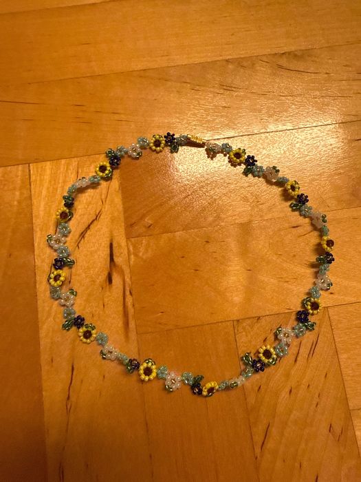 Śliczny naszyjnik handmade z koralików