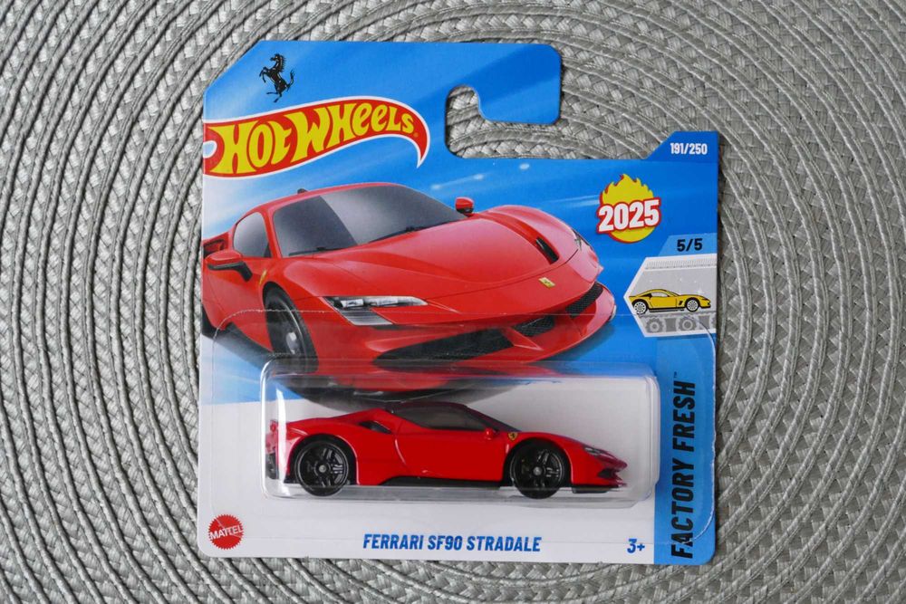 ミニカー Hotwheels Ferrari SF90 Stradale Raw ver. 予約受付商品】ホットウィール ベーシックカー フェラーリ SF90
