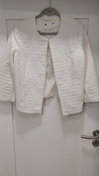 Bialy żakiet Dunnes store r 44