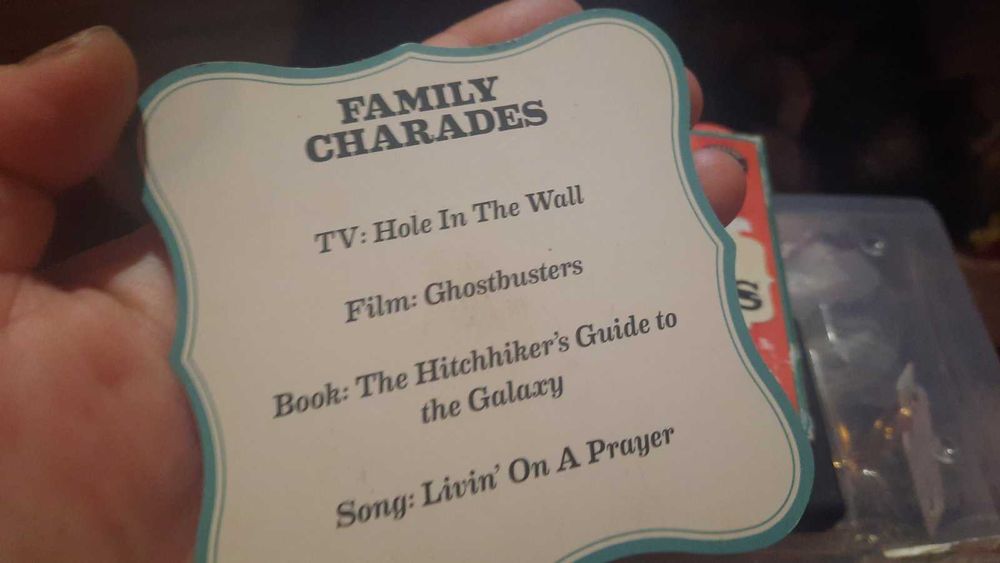 игра семейные шарады на английском 81карточка family charades