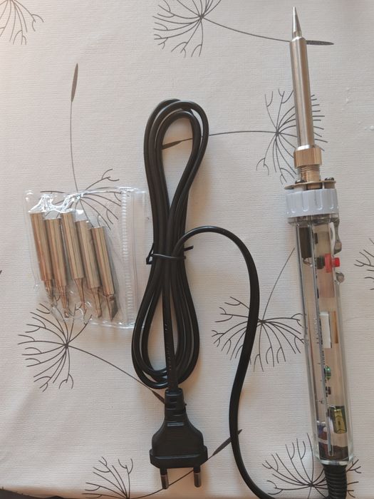 Паяльник JCD 908U 100W з рег. °C, яскравий OLED екран, керам. нагрівач