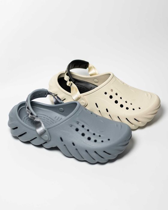 Мужские кроксы сабо Crocs Echo Marbled Clog (5 моделей) Клоги Оригинал 207937-1FT