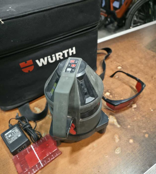 laser krzyżowy wurth mll 12 obrotowy 360