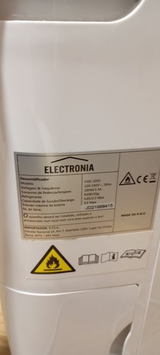 Desumidificador Eletronia