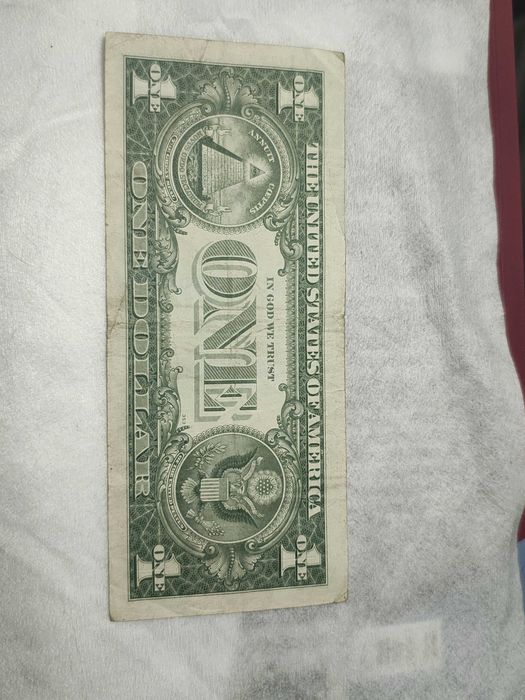1 dolar 1957 A niebieska pieczątka