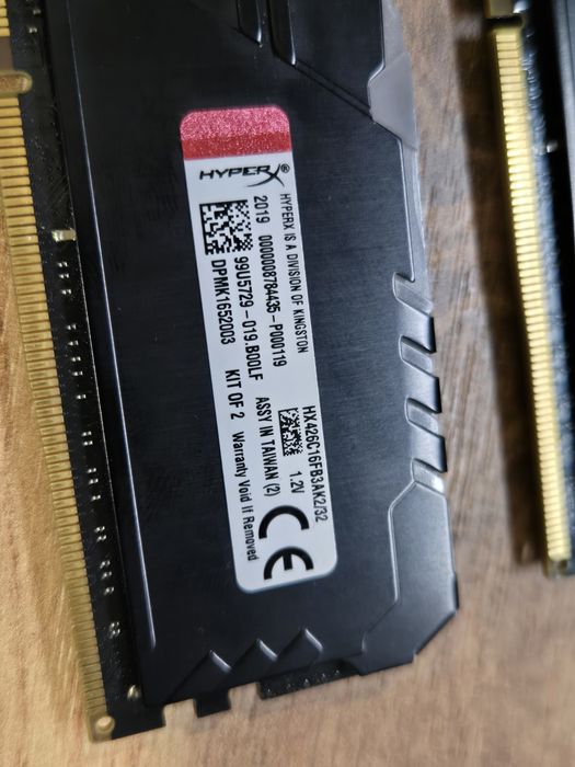 Ddr4 Hyperx 2x16gb(32gb) rgb память