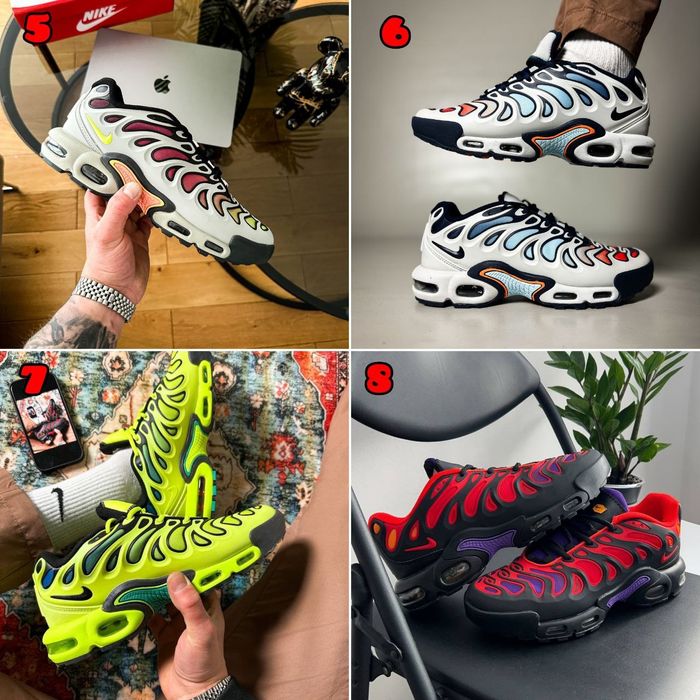 ВСІ КОЛЬОРИ‼️Кросівки Nike Air Max Plus Drift /Унисекс, 36-46, ПРЕМІУМ