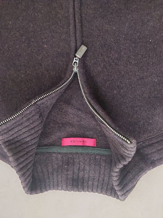 Sweter L Sand 100% wełna jagnięca męski