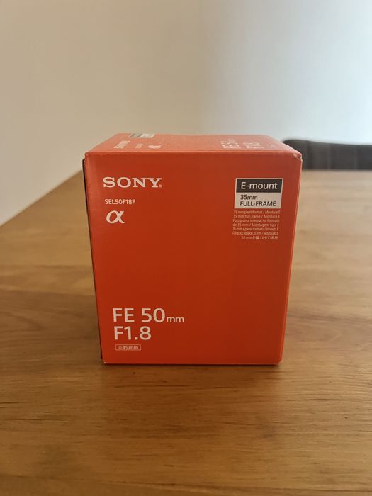 Objetiva Sony 50mm f1.8 como nova