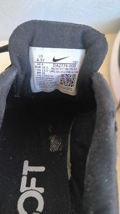 Кросівки для бігу сітка Nike Star Runner 3 р.36.5 Чорні