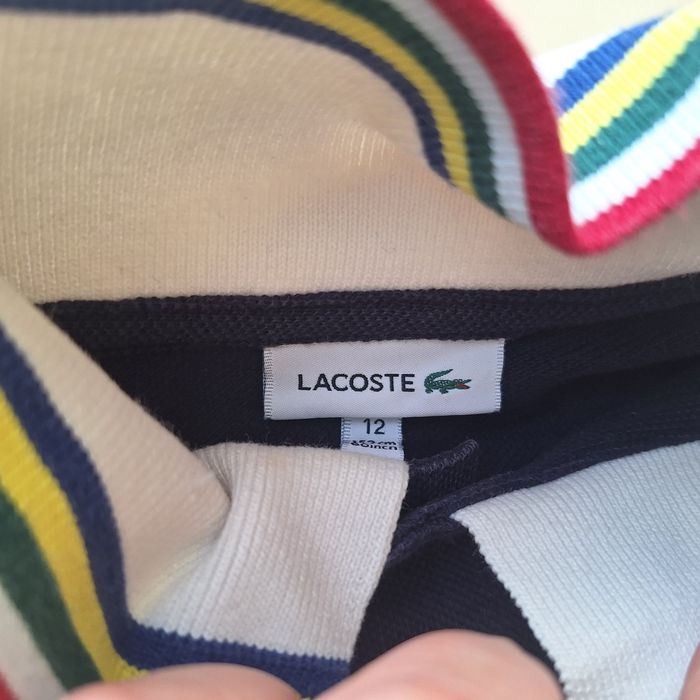 2 polos da marca lacost de menino