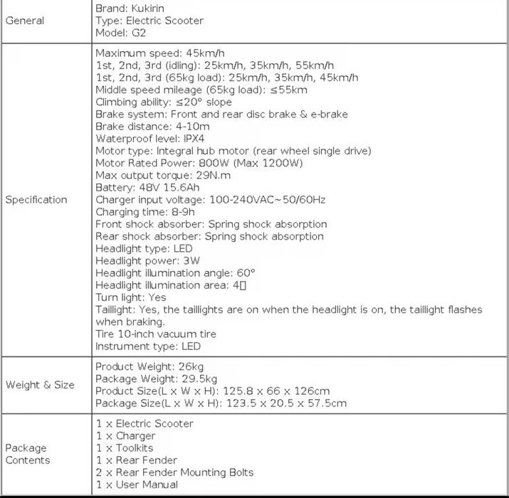 Trotinetes NOVAS kukirin G2 2025