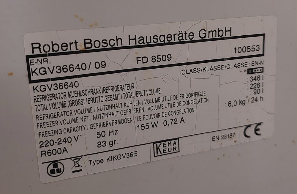 Холодильник Bosch Холодильник бош бу