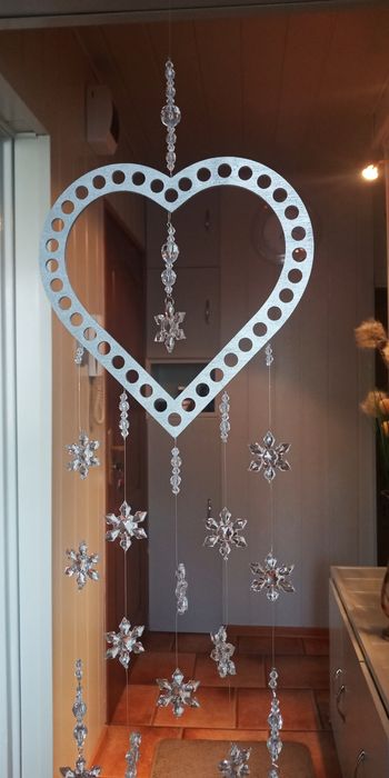 Łapacz snów ozdoba kryształki 116cm