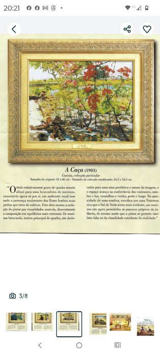 Coleção de quadros do Pintor José Malhoa