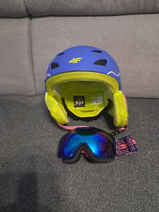 Kask narciarski 4F rozmiar s plus gogle gratis