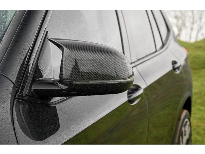BMW X4 G02 2018- рр. Кришки дзеркал M V1 (2 шт, Карбон)