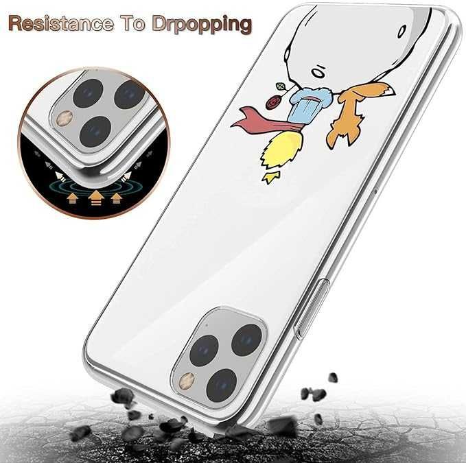 Silikonowe przezroczyste etui Oihxse iPhone 11 Pro 5,8"