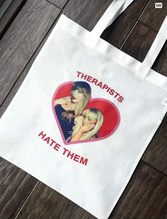 Torebka torba tote bag non woven Sabrina carpenter Taylor swift